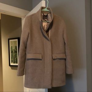 J. Crew camel cocoon stadium cloth coat
